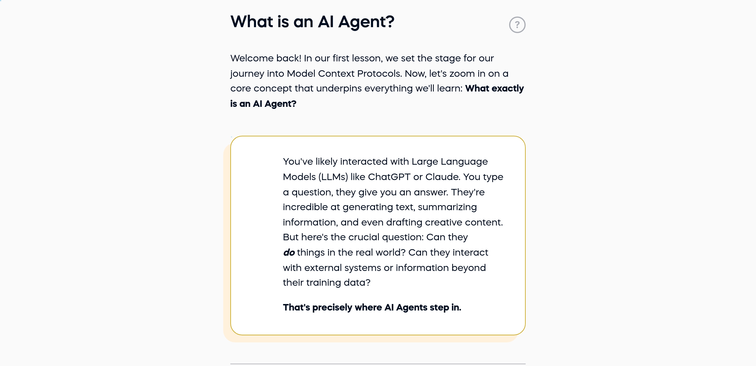 What is an AI Agent?