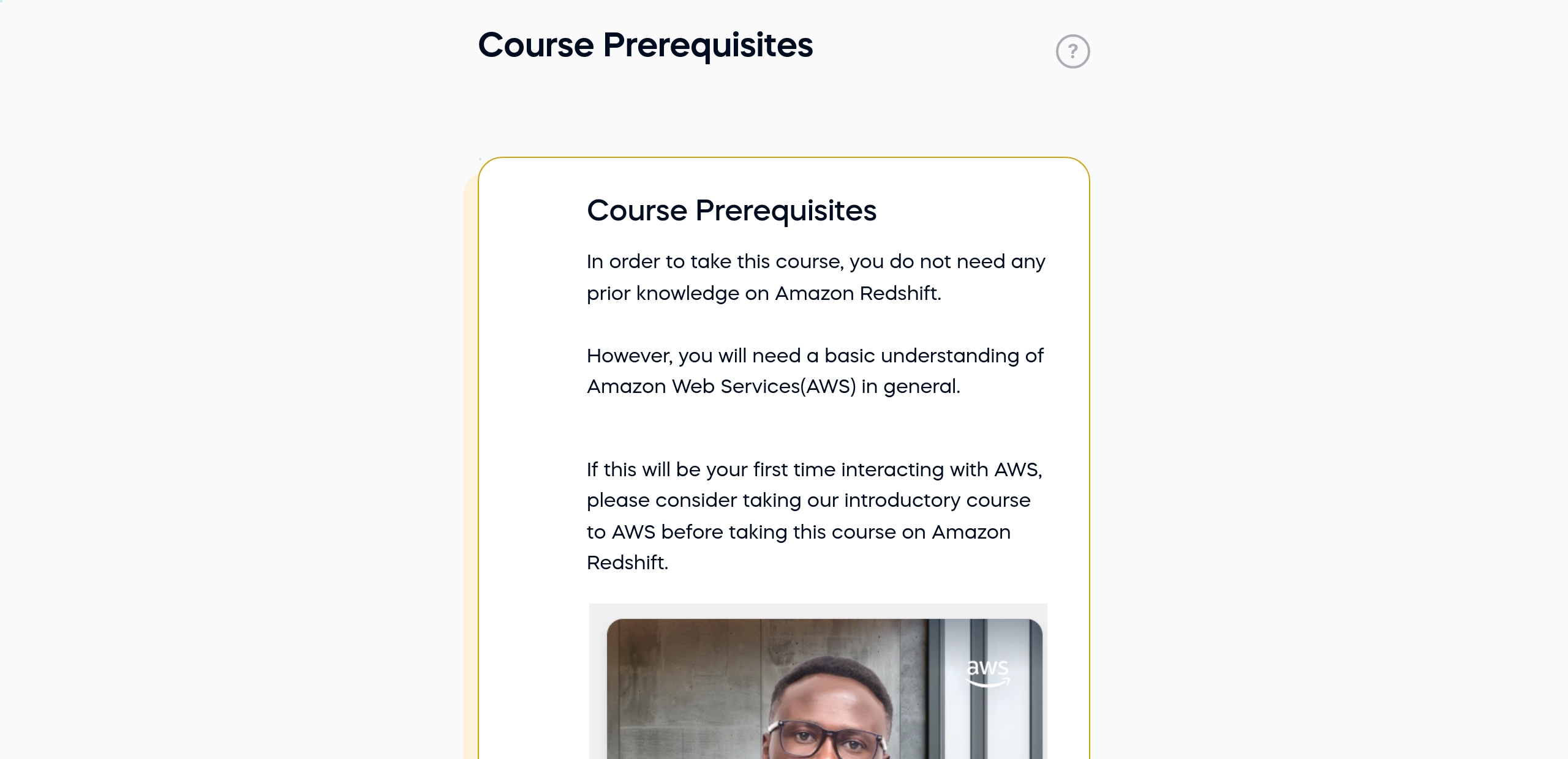 Course Prerequisites