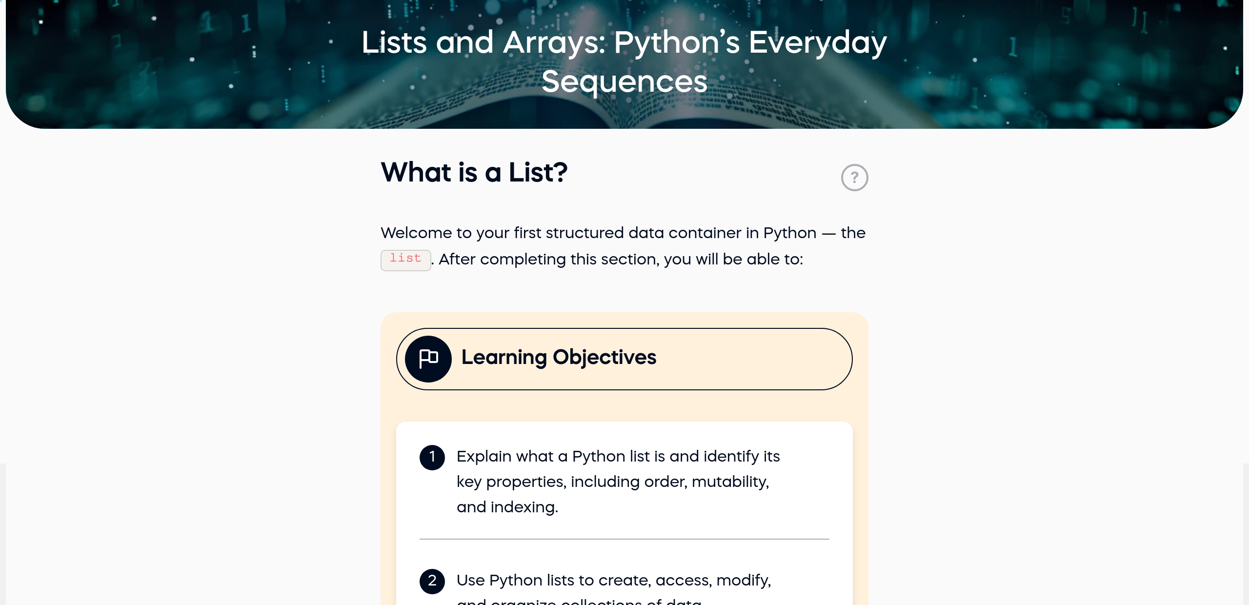 What is a List?