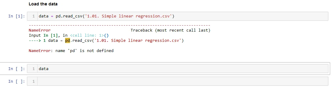 Importing The Csv File – Q&A Hub | 365 Data Science