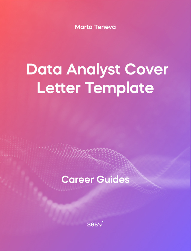 Cover for Data Analyst Cover Letter Template