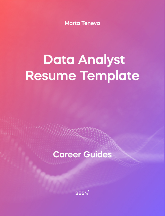 Cover for Data Analyst Resume Template