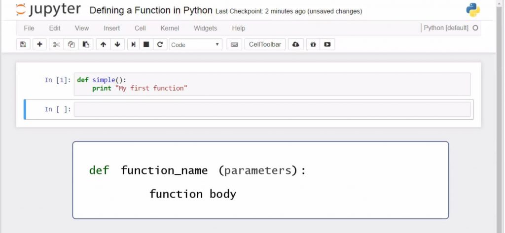 function name function body, python functions