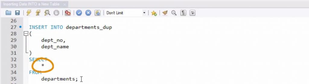 SQL INSERT Statement in a bit more detail - 365 Data Science