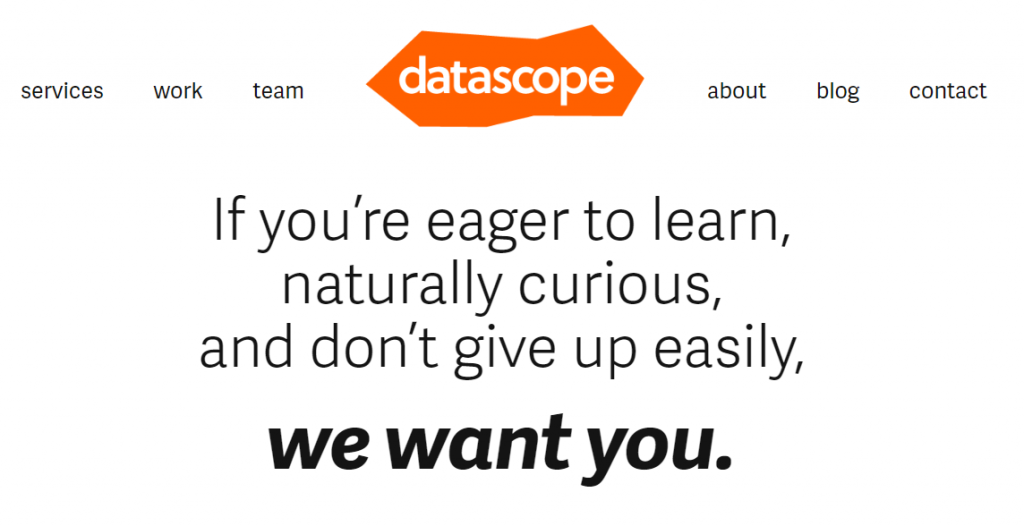 datascope, data science consulting companies